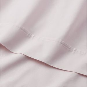 Threshold - Full 300 Thread Count Ultra Soft Flat Sheet in Blush